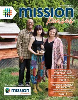 Mission Magazine Cover Family Holding Eggs